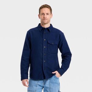 Goodfellow & Co - Men's Holiday Shirt - Goodfellow & Co Blue XL Blue